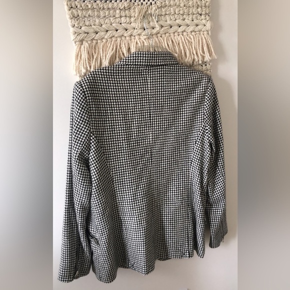 L'AGENCE Candra Women's Blazer Jacket Zippers Houndstooth NEW - Picture 6 of 6